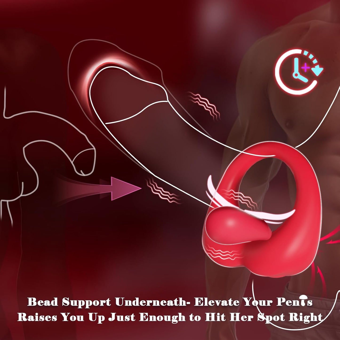ClutchMotion 360° Vibrating Cock Ring - Vixen | Nova Network