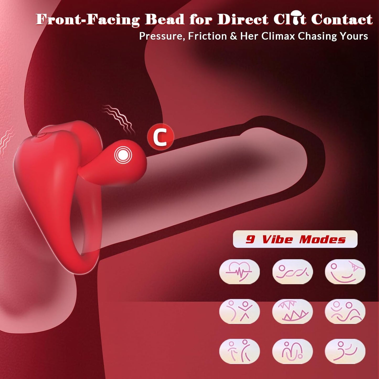ClutchMotion 360° Vibrating Cock Ring - Vixen | Nova Network