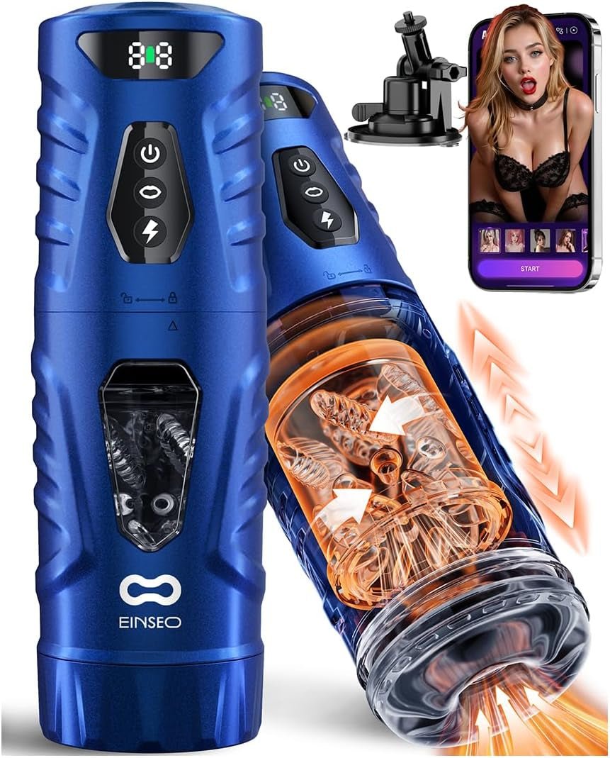 CobaltDrive AI Sync Automatic Masturbator | Thrust, Rotate, Suck - Vixen Adult Playroom