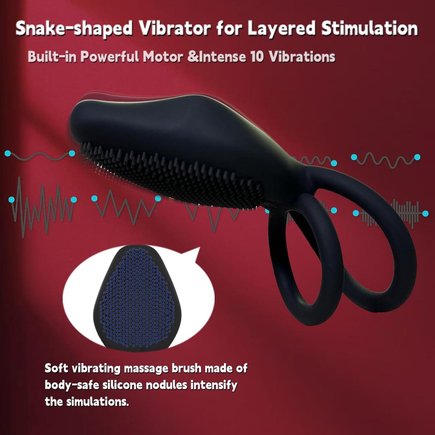 CobraGrip Dual Vibrating Ring - Vixen | Nova Network
