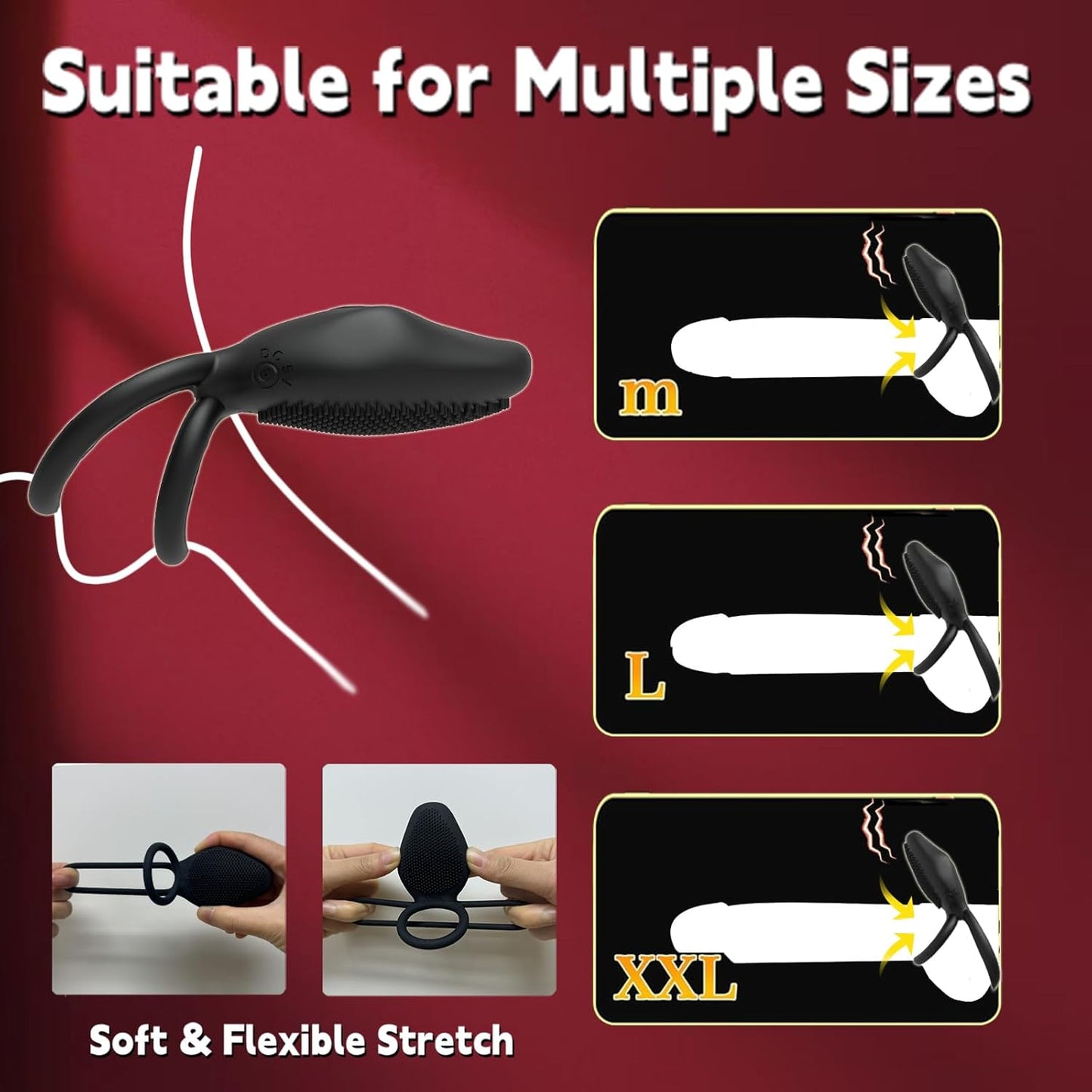 CobraGrip Dual Vibrating Ring - Vixen | Nova Network