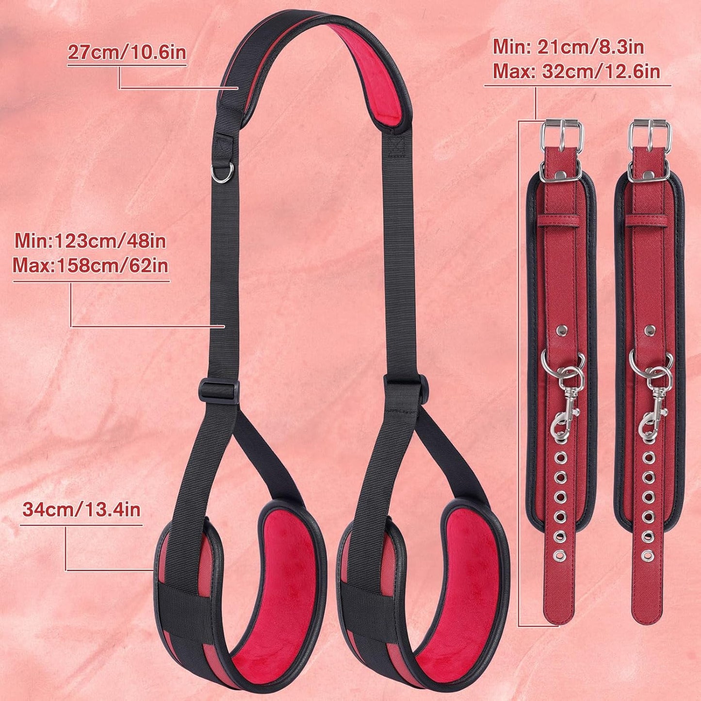 ComfortKink Padded Restraint Straps - Vixen | Nova Network