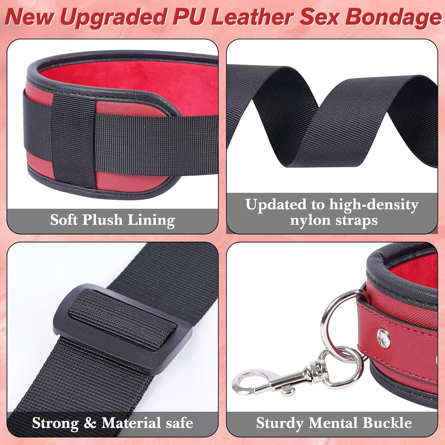 ComfortKink Padded Restraint Straps - Vixen | Nova Network