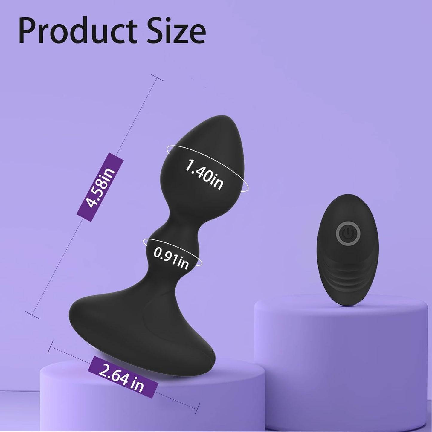 ControlPlug Anal Clitoral & G - Spot Vibrator - Vixen | Nova Network