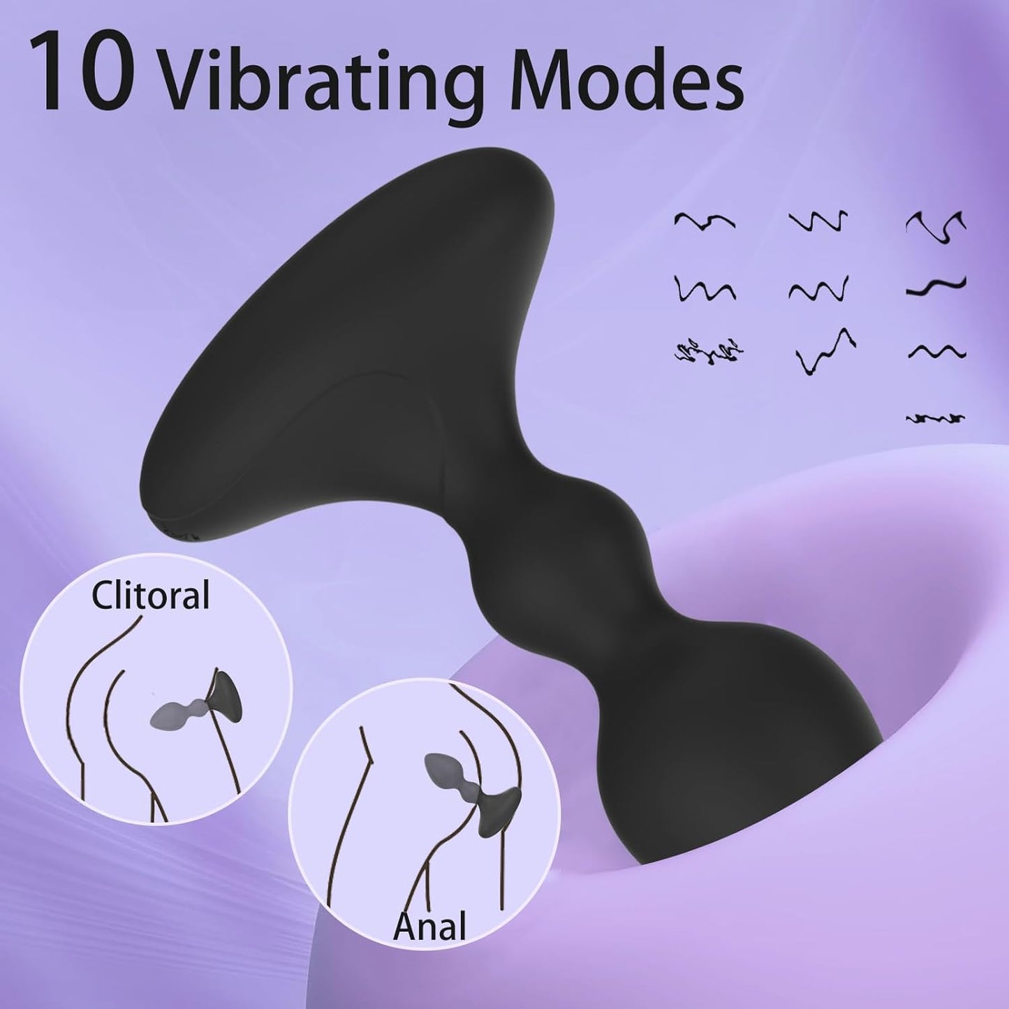 ControlPlug Anal Clitoral & G - Spot Vibrator - Vixen | Nova Network