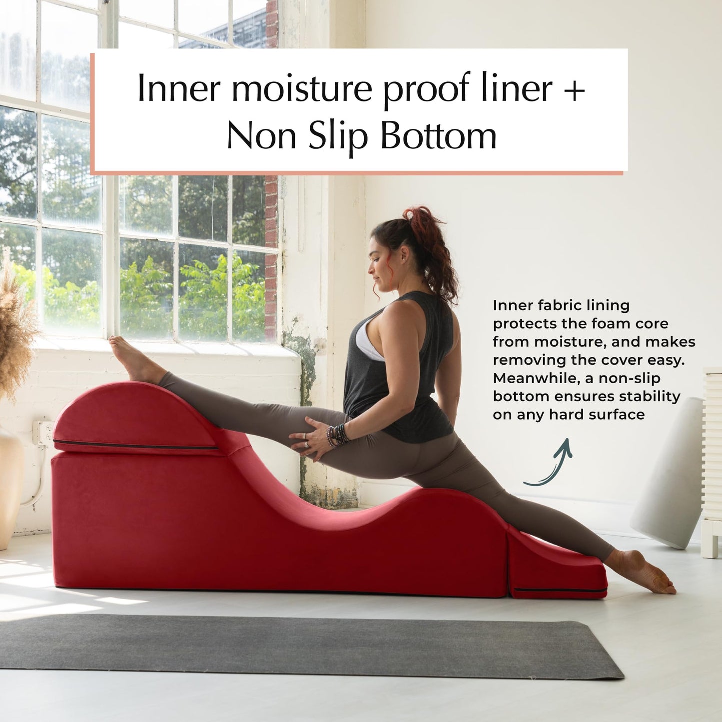 Convertible Red Intimate Lounge Sex Chaise - Vixen | Nova Network