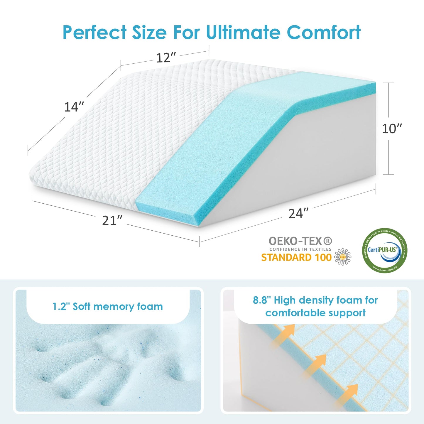 Cooling Couples Intimate Leg Elevation Wedge - Vixen | Nova Network