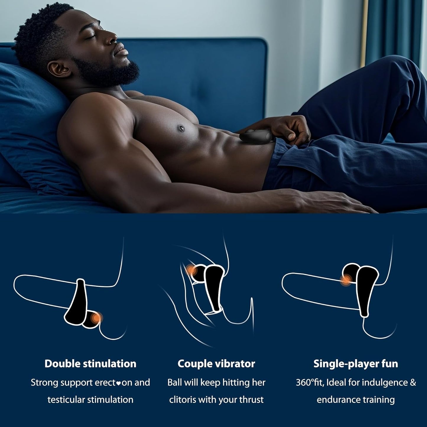 CoreVibe Ball Vibrating Penis Ring - Vixen | Nova Network