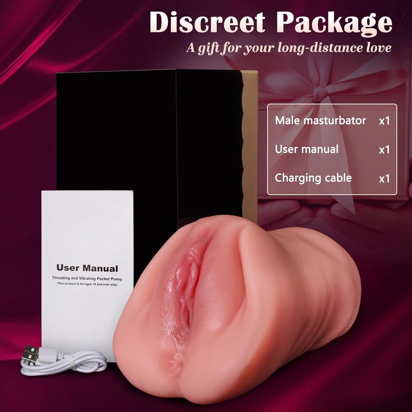 CowGirl App-Controlled Pocket Pussy - Vixen Adult Playroom