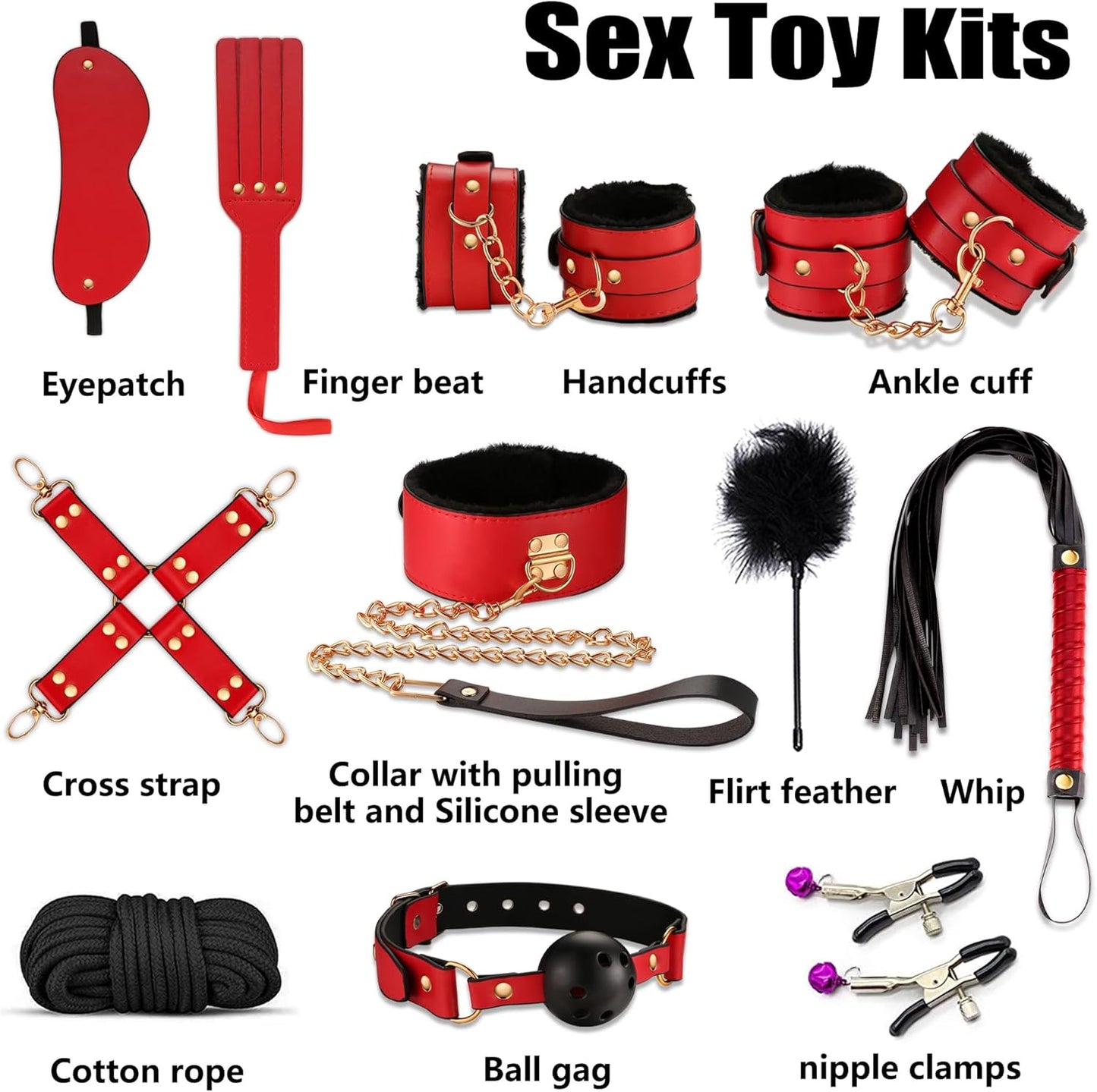 CraveSoft 24 - Piece Bondage Kit - Vixen | Nova Network