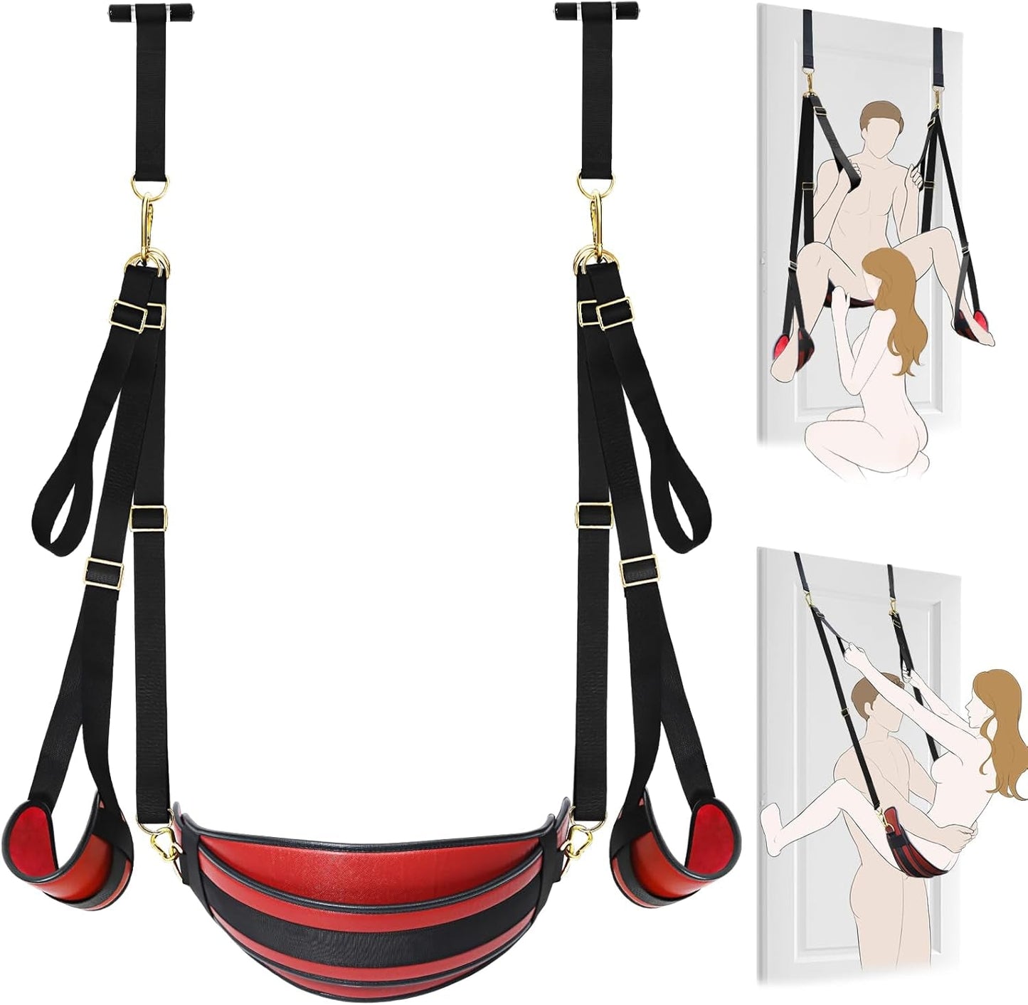 CrimsonLock Door & Thigh Restraints Sex Swing - Vixen | Nova Network