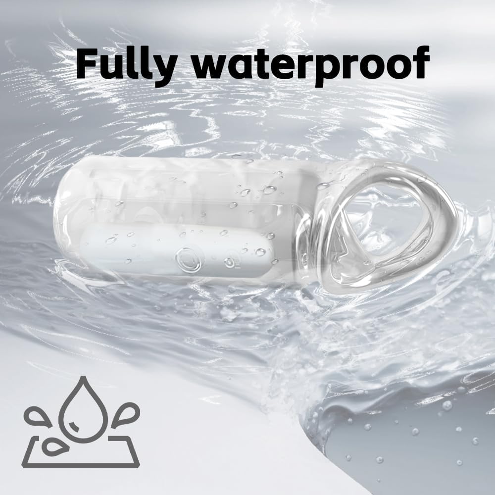 CrystalPulse Transparent Vibrating Penis Sleeve Ring - Vixen | Nova Network