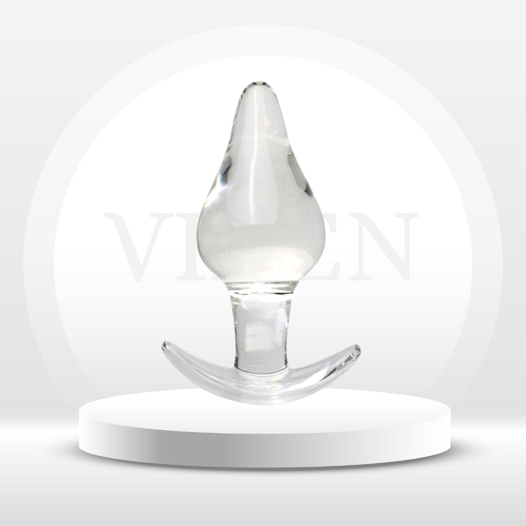CrystalThrust Glass Anal Plug - Vixen | Nova Network