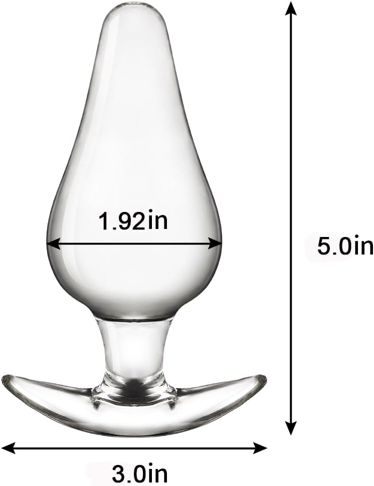 CrystalThrust Glass Anal Plug - Vixen | Nova Network