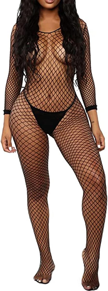 CurveMesh Confidence Fishnet Bodystocking - Vixen | Nova Network