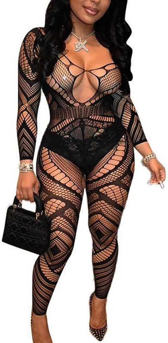 CurveMesh Confidence Fishnet Bodystocking - Vixen | Nova Network
