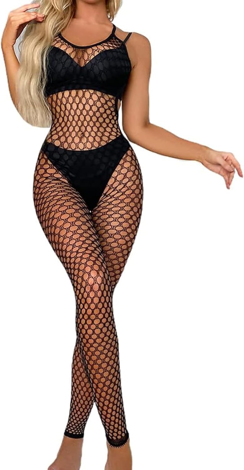 CurveMesh Confidence Fishnet Bodystocking - Vixen | Nova Network