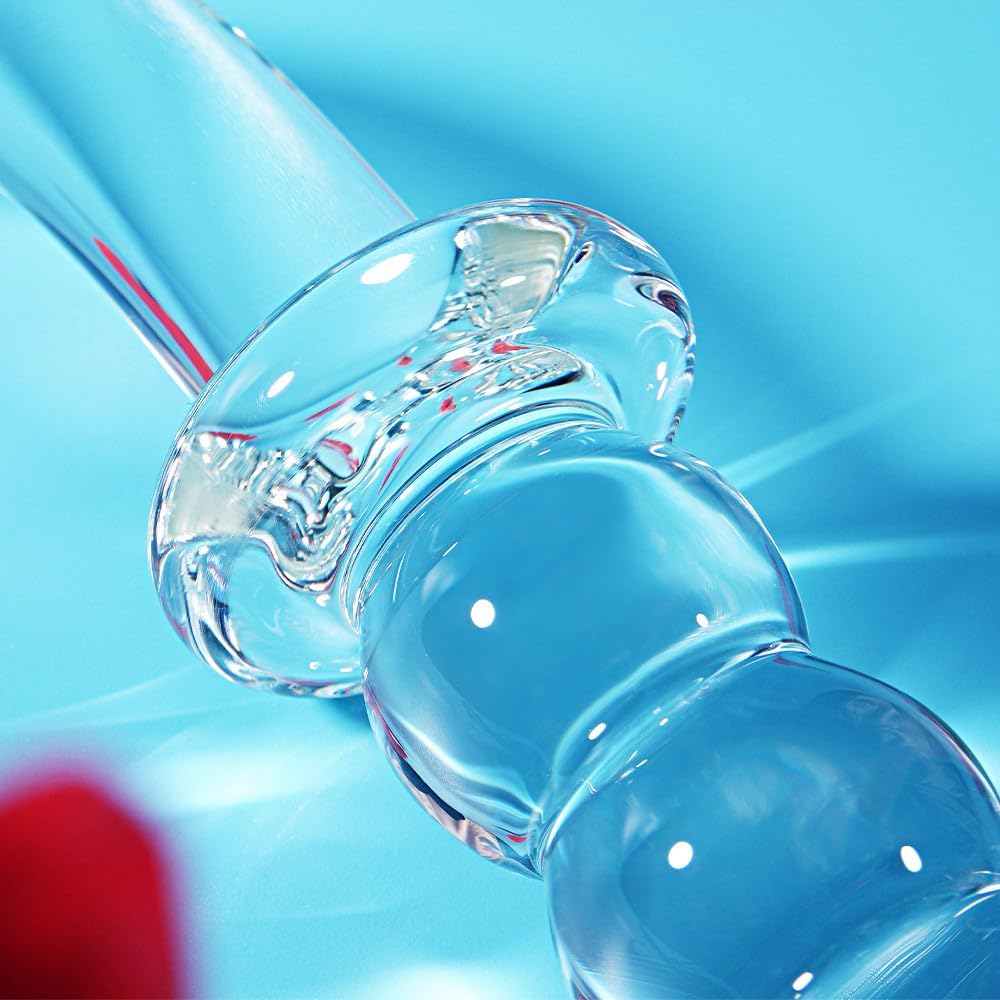 CurvePulse Dual Ended Glass Anal Wand - Vixen | Nova Network