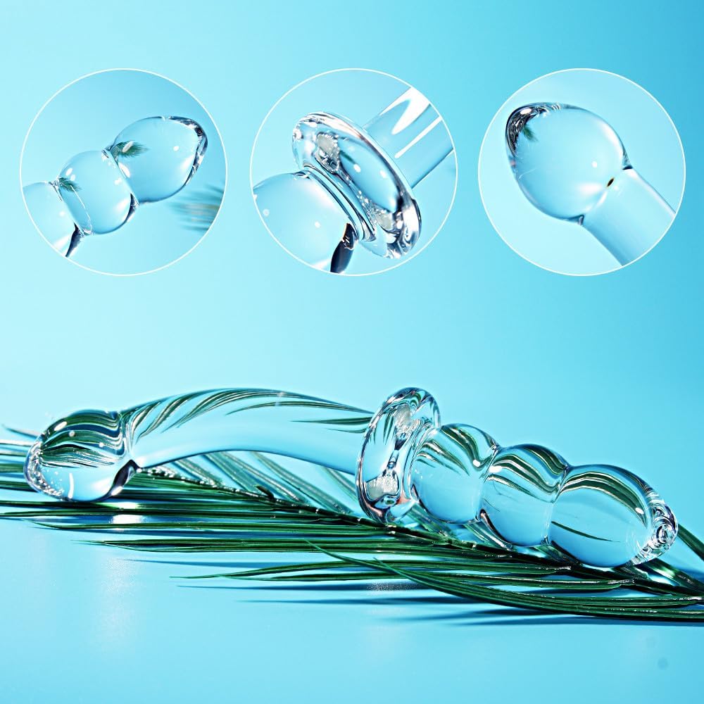 CurvePulse Dual Ended Glass Anal Wand - Vixen | Nova Network