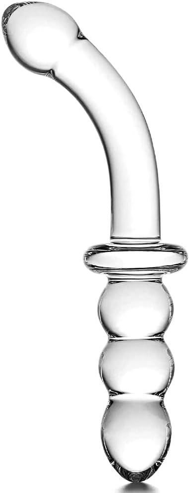 CurvePulse Dual Ended Glass Anal Wand - Vixen | Nova Network