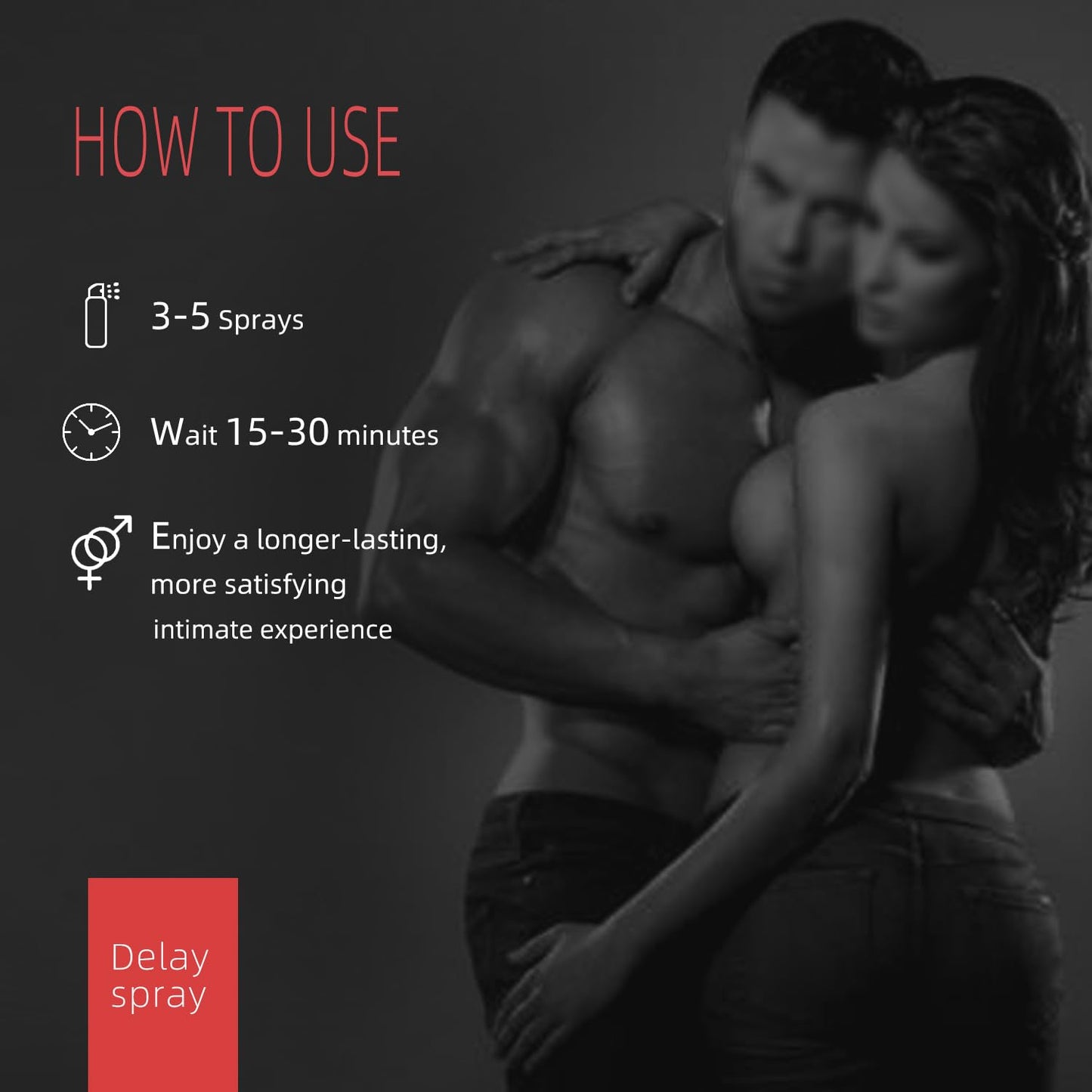 Delay Spray for Men - Non - Numbing Formula - Vixen | Nova Network