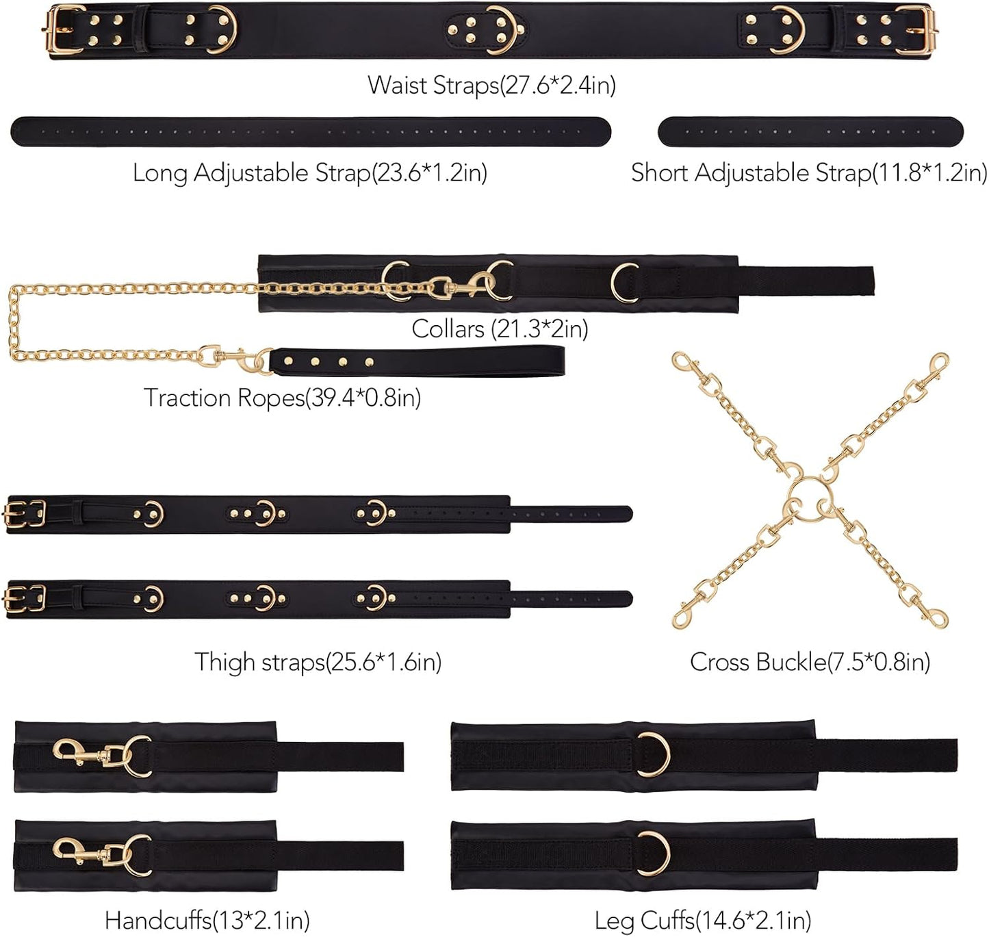 DominaLink 7 - Piece Bondage Set - Vixen | Nova Network