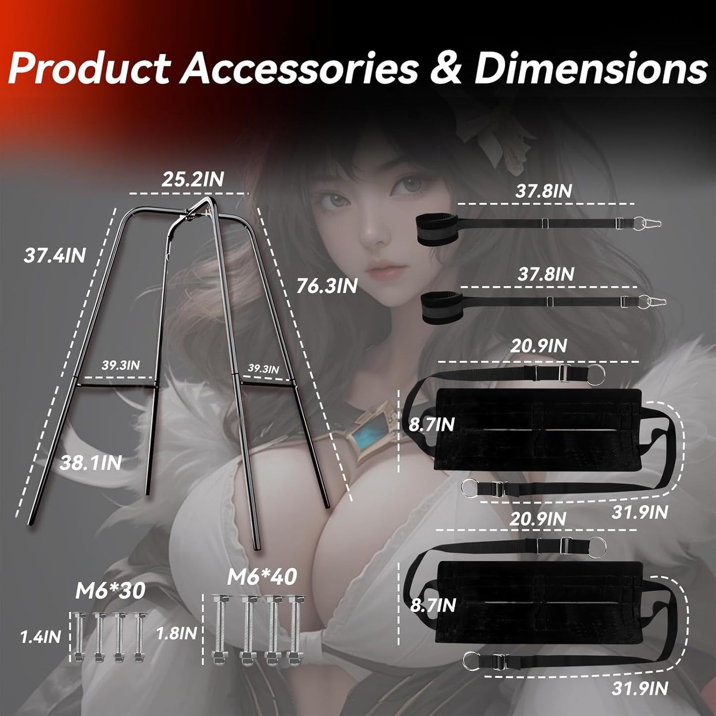 DomiStation BDSM Swing Frame - Vixen | Nova Network