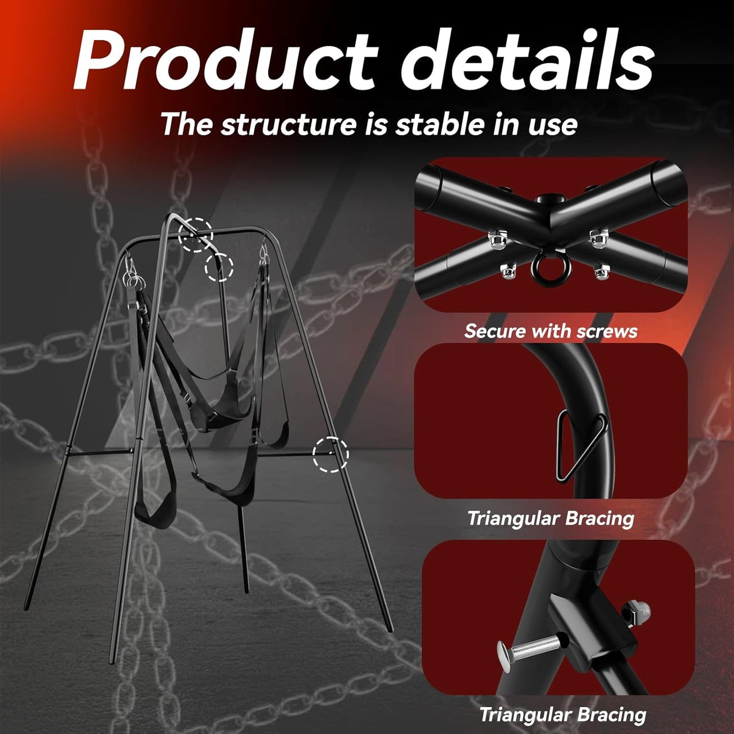 DomiStation BDSM Swing Frame - Vixen | Nova Network