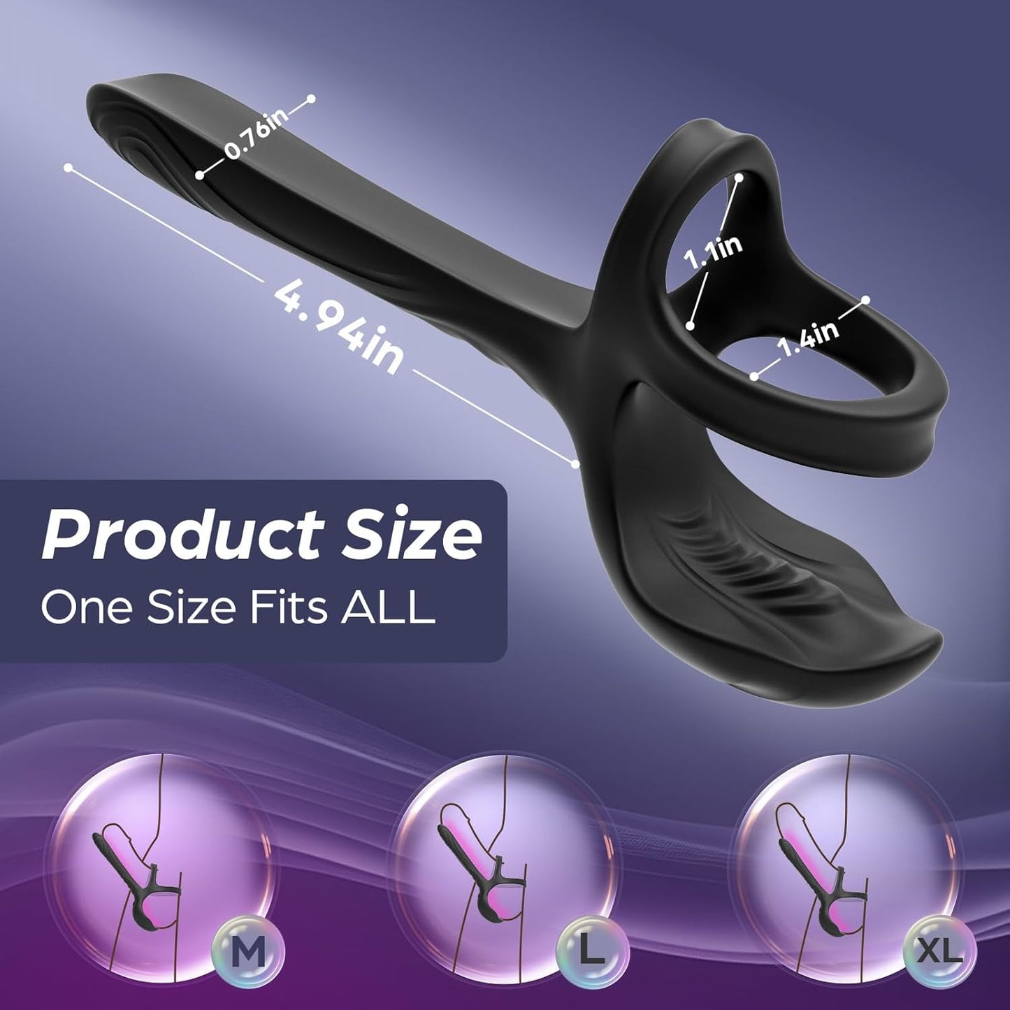 DoubleTrouble Dual Penetration Couples Vibrator - Vixen | Nova Network