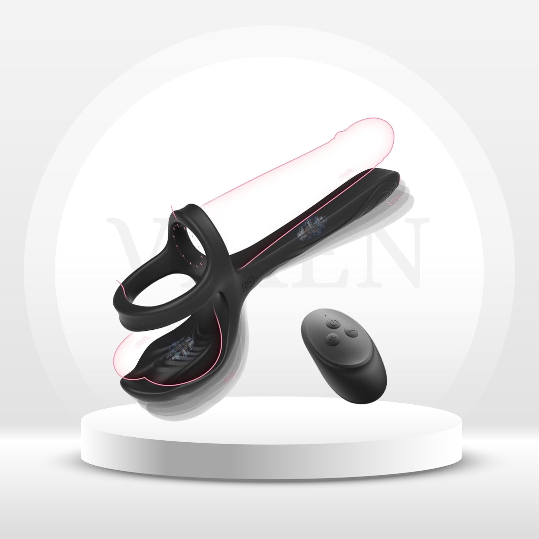 DoubleTrouble Dual Penetration Couples Vibrator - Vixen | Nova Network