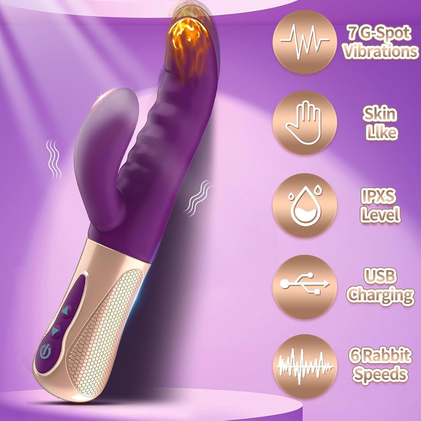 DualBunny G - Spot & Clit Rabbit Vibrator - Vixen | Nova Network