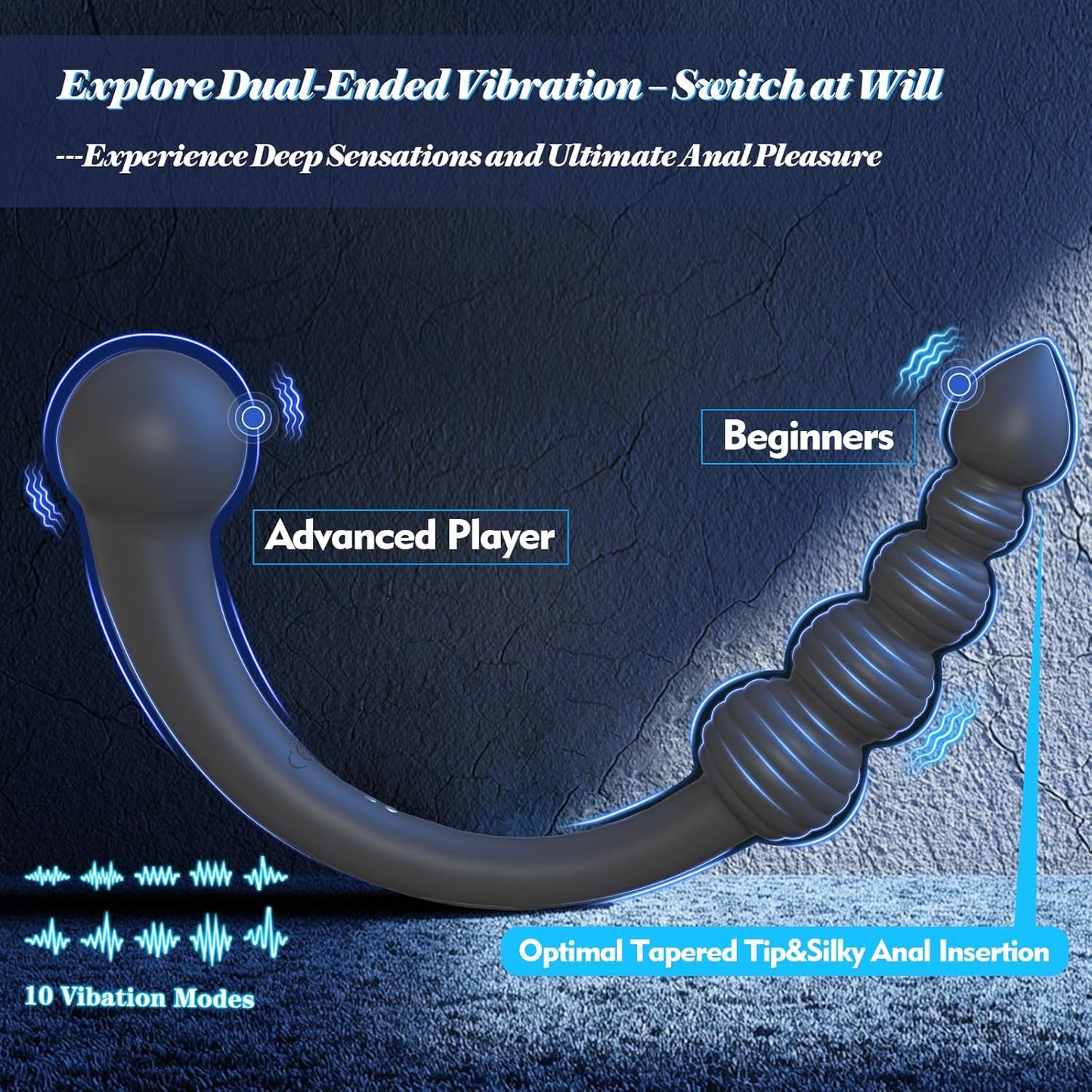 DualLust Dual - Ended Vibrating Prostate Massager - Vixen | Nova Network