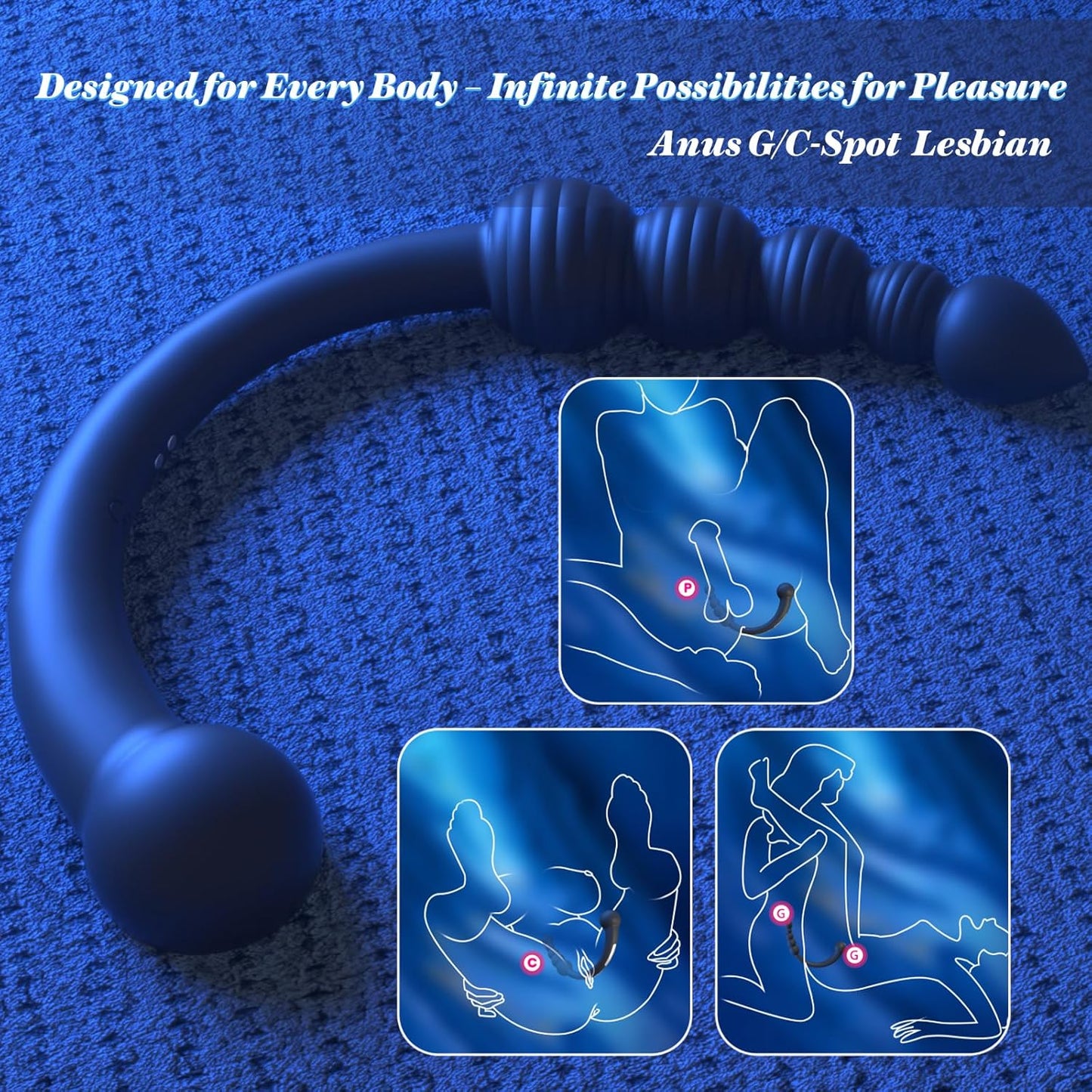 DualLust Dual - Ended Vibrating Prostate Massager - Vixen | Nova Network