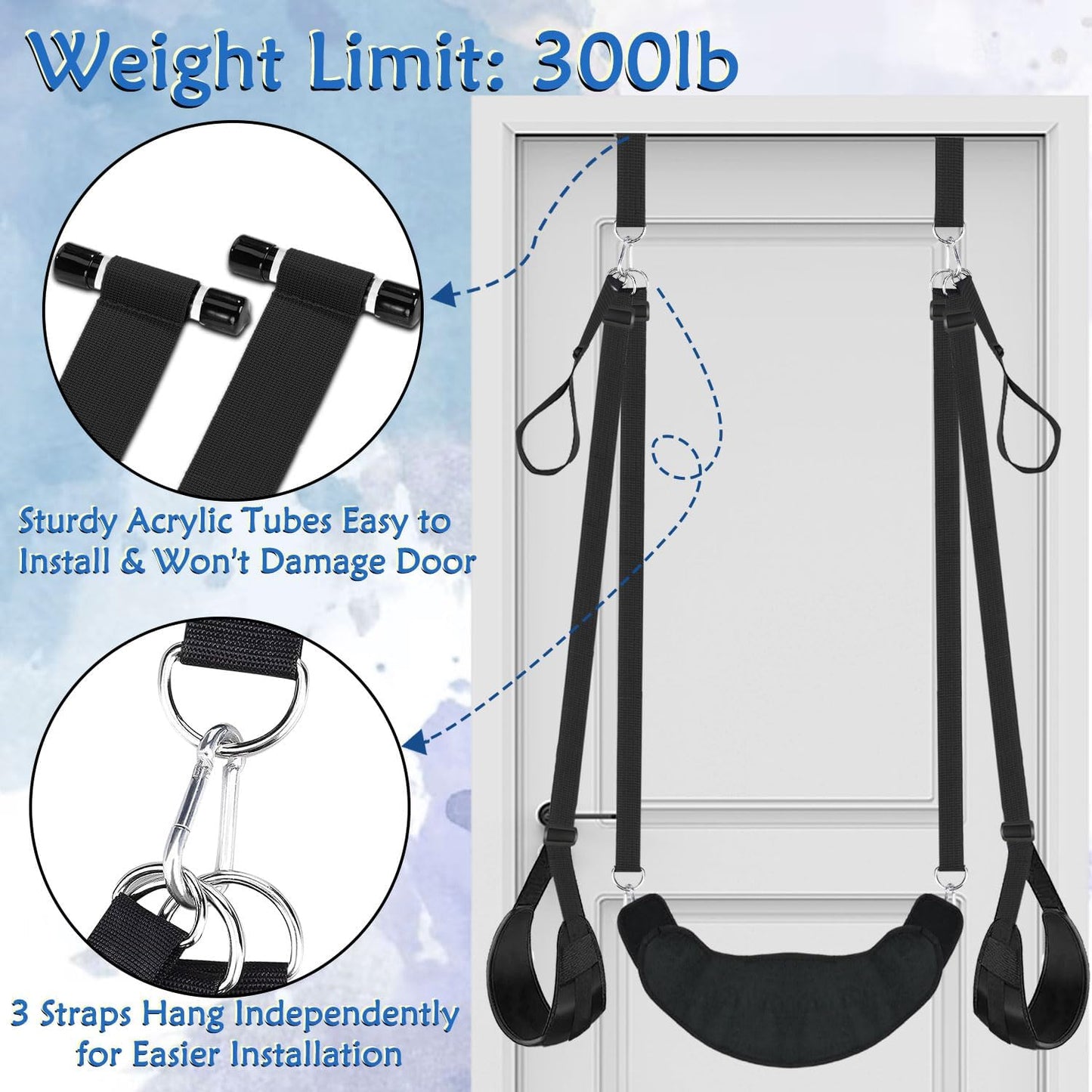 DualPlay Door & Thigh Sling Sex Swing - Vixen | Nova Network