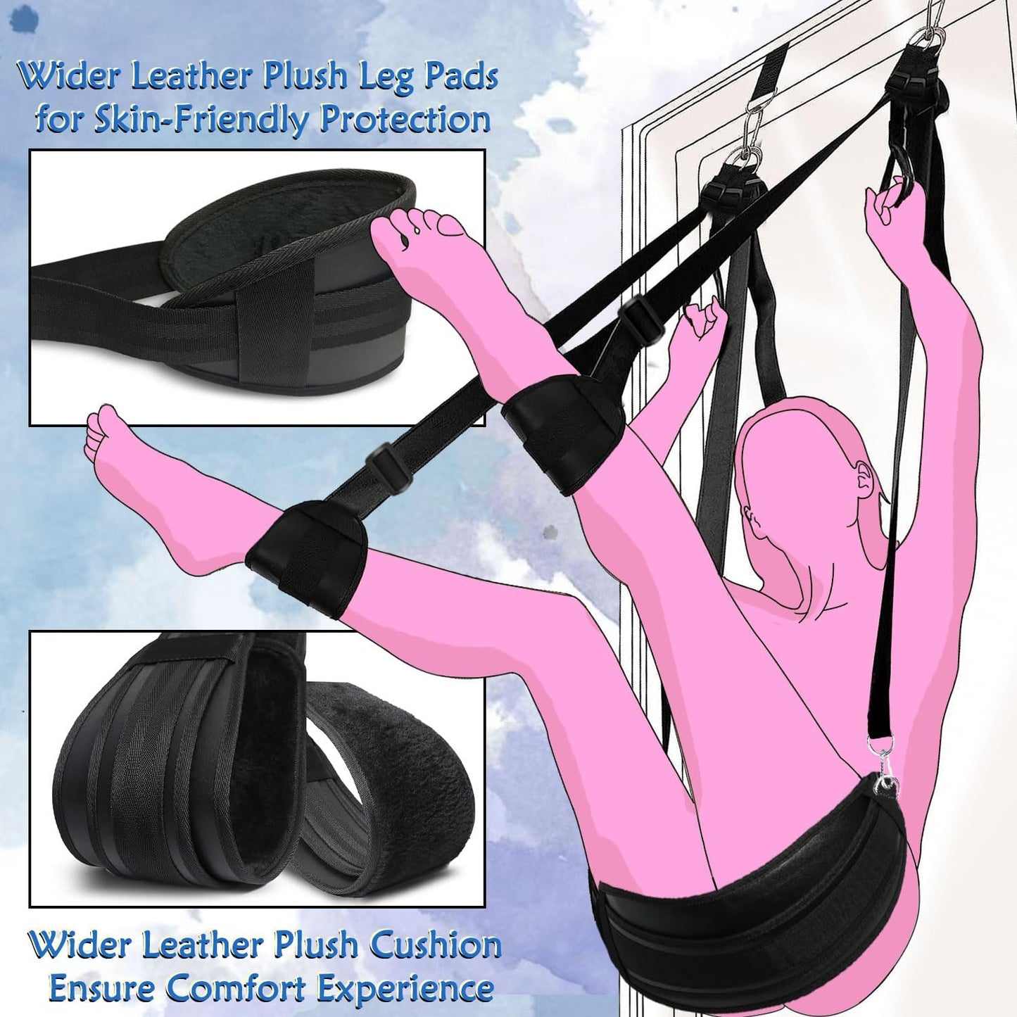 DualPlay Door & Thigh Sling Sex Swing - Vixen | Nova Network