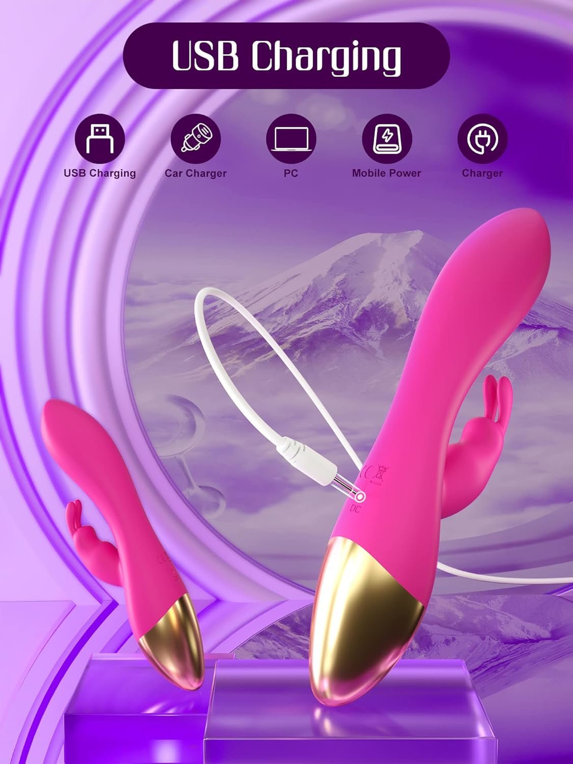 DualPulse G - Spot & Clit Rabbit Vibrator - Vixen | Nova Network