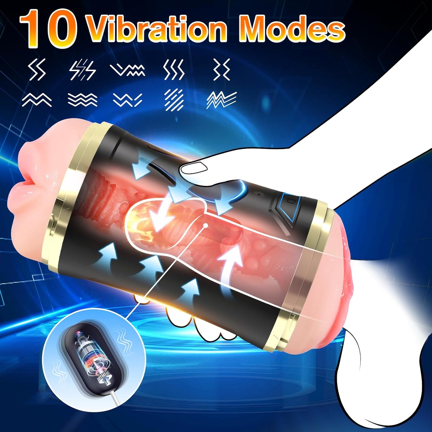 DualStroke Double - Ended Vibrating Fleshlight Stroker - Vixen | Nova Network