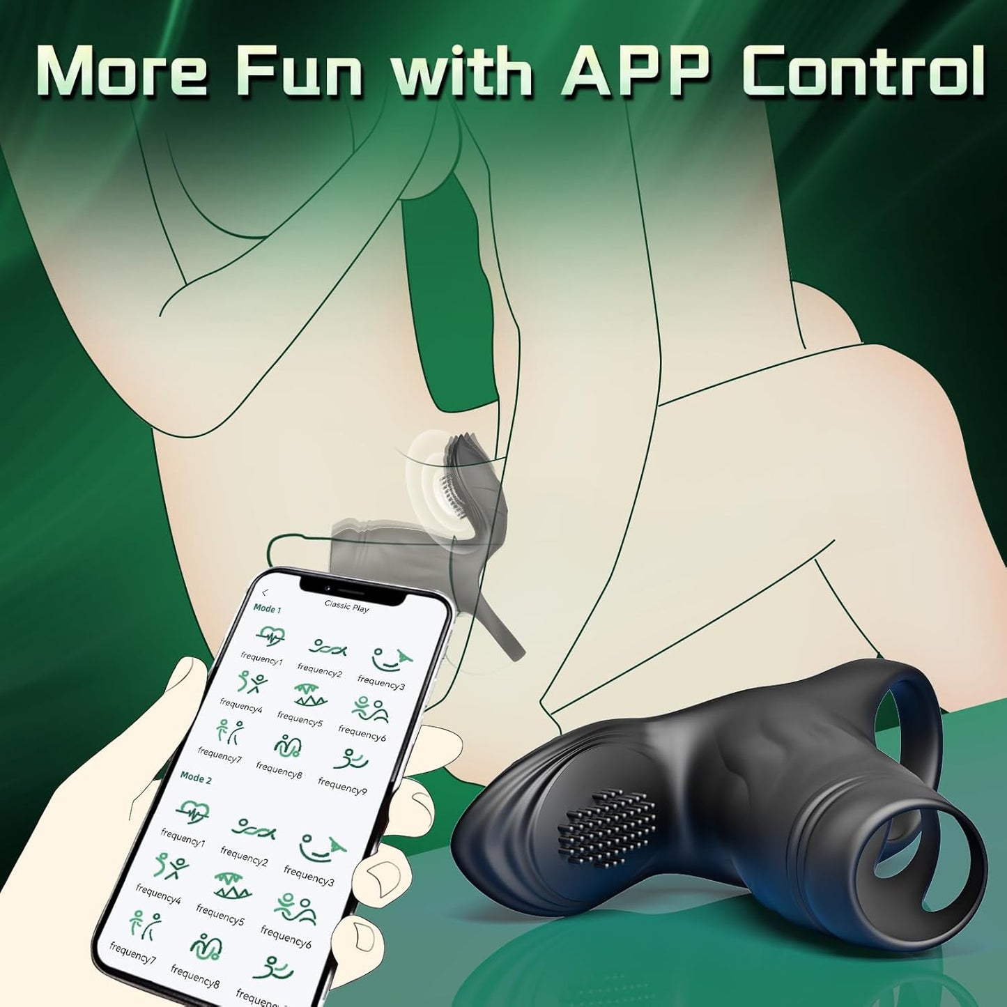 DualSync App Control Cock Sleeve - Vixen | Nova Network