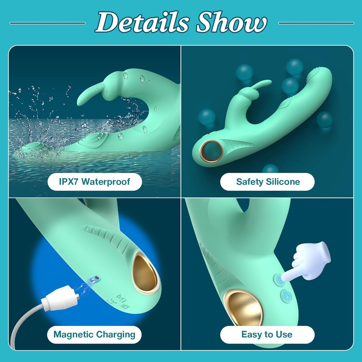 DualTap G - Spot Rabbit Vibrator - Vixen | Nova Network