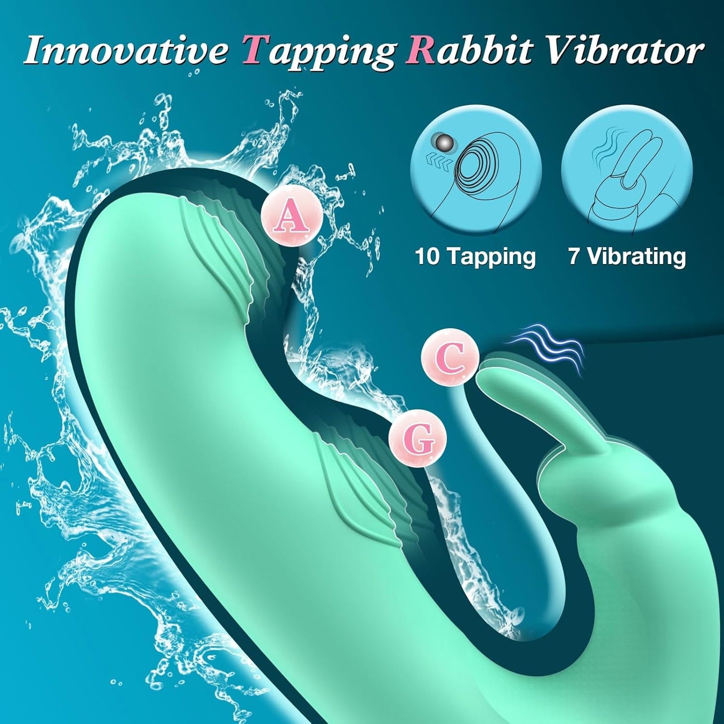 DualTap G - Spot Rabbit Vibrator - Vixen | Nova Network