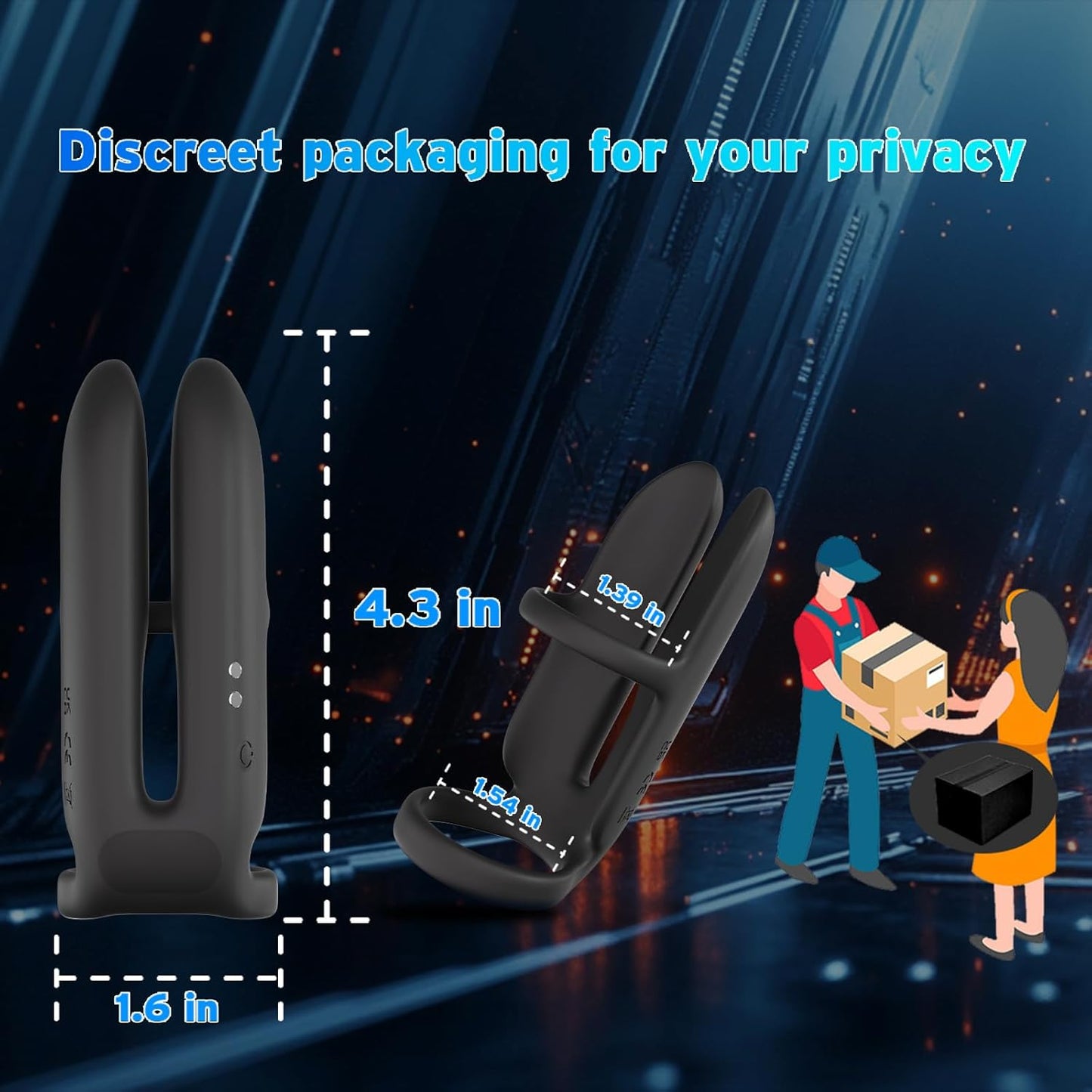 DualThrill Delay Vibrating Penis Ring - Vixen | Nova Network