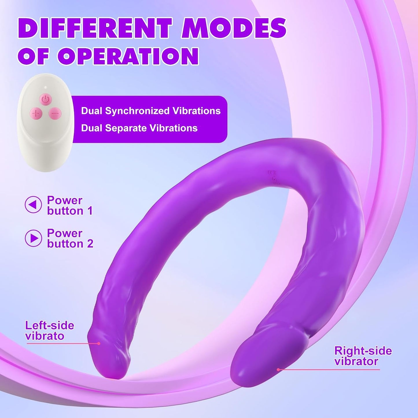 DualVibe 15.7" Double - Ended Dildo Vibrator - Vixen | Nova Network