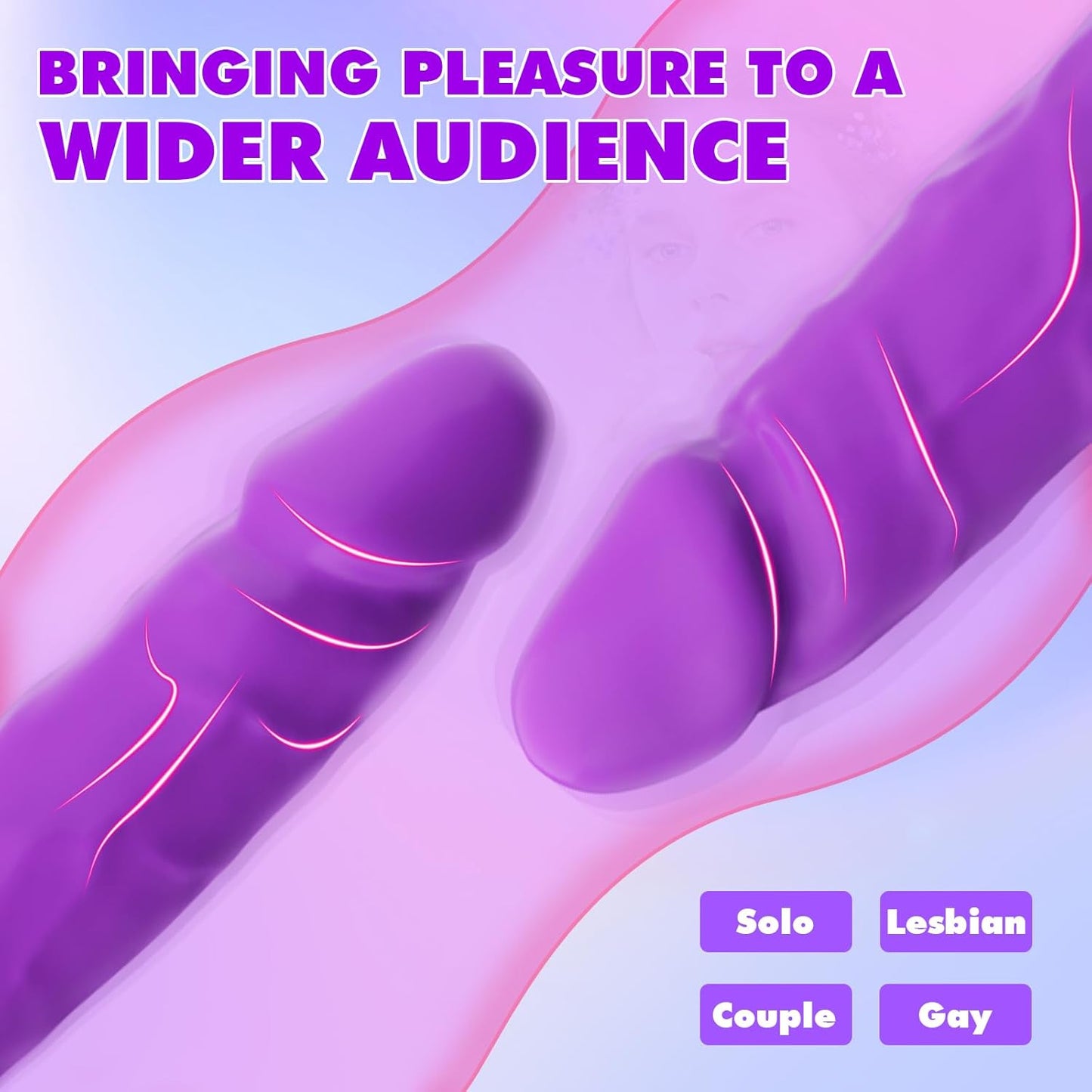 DualVibe 15.7" Double - Ended Dildo Vibrator - Vixen | Nova Network