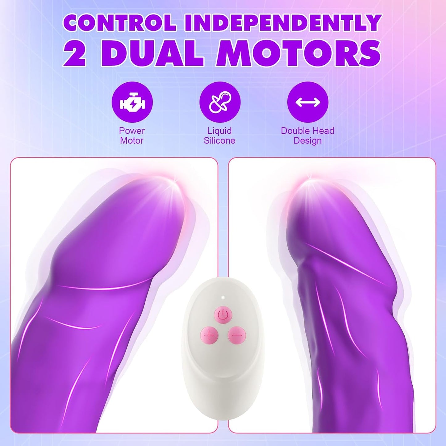 DualVibe 15.7" Double - Ended Dildo Vibrator - Vixen | Nova Network
