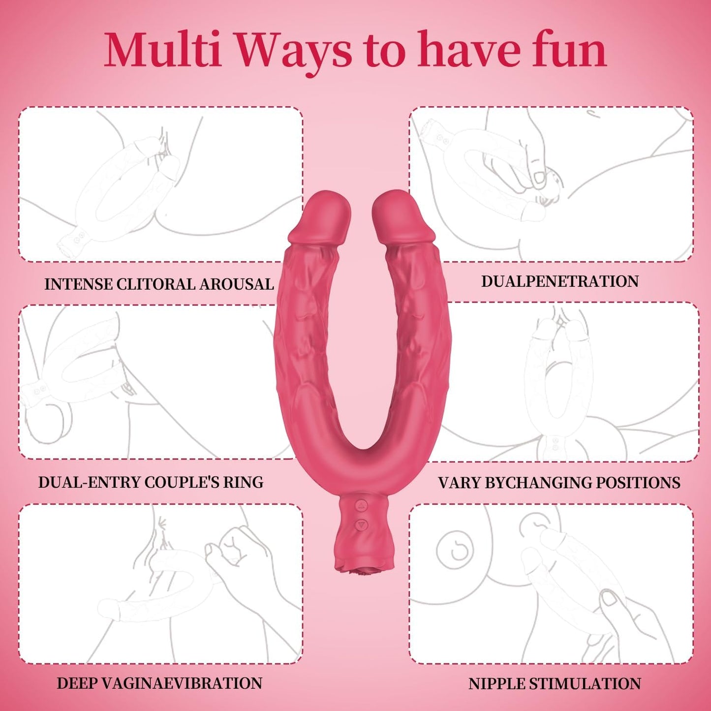 DuoFlex Double - Ended Dildo Vibrator - Vixen | Nova Network