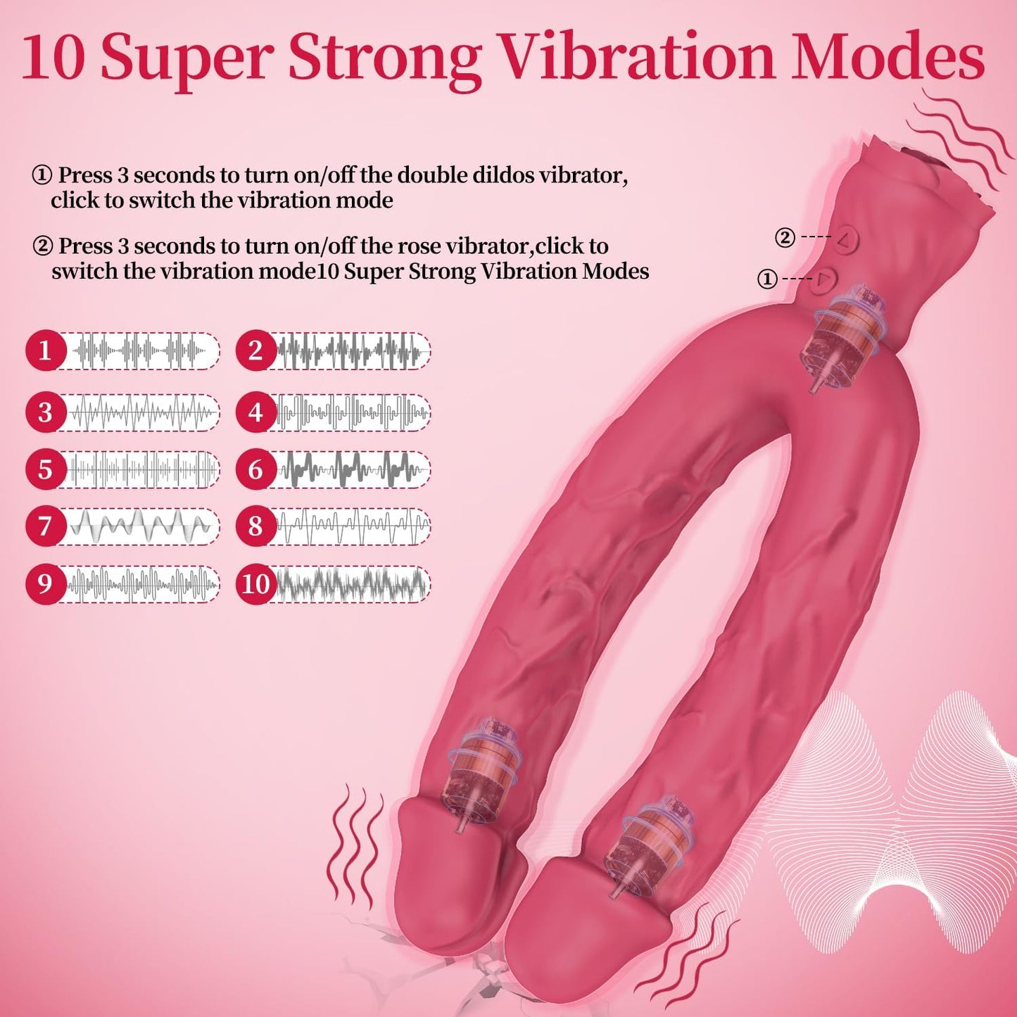 DuoFlex Double - Ended Dildo Vibrator - Vixen | Nova Network