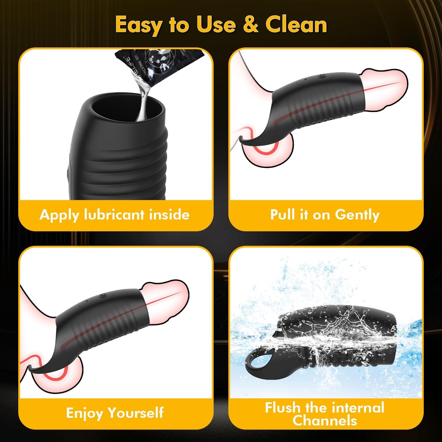 EnduraPulse App - Controlled Penis Sleeve - Vixen | Nova Network