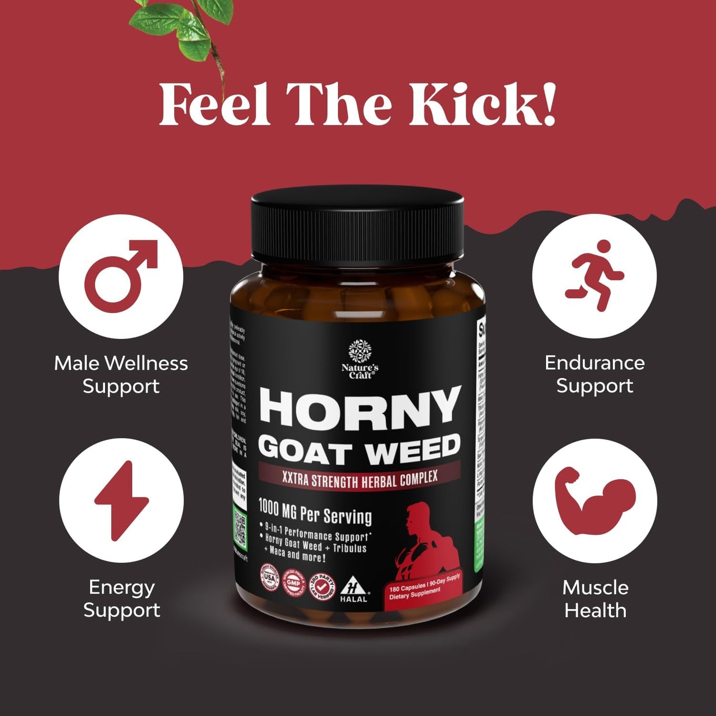 Extra Strength Horny Goat Weed – Stamina & Energy Supplement - Vixen | Nova Network