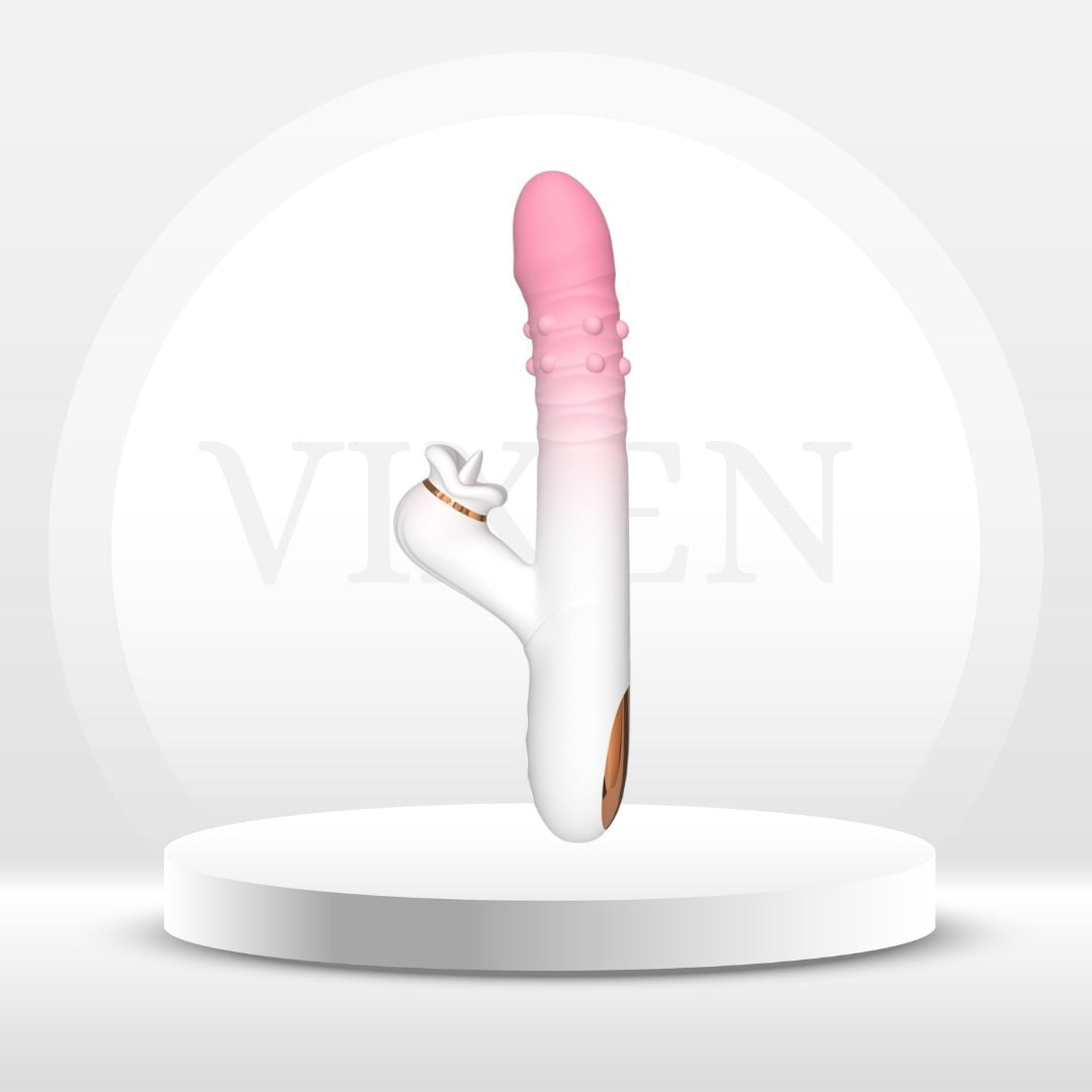 FadedGlory 3 - in - 1 Rotating Beads & Tongue Vibrator - Vixen | Nova Network