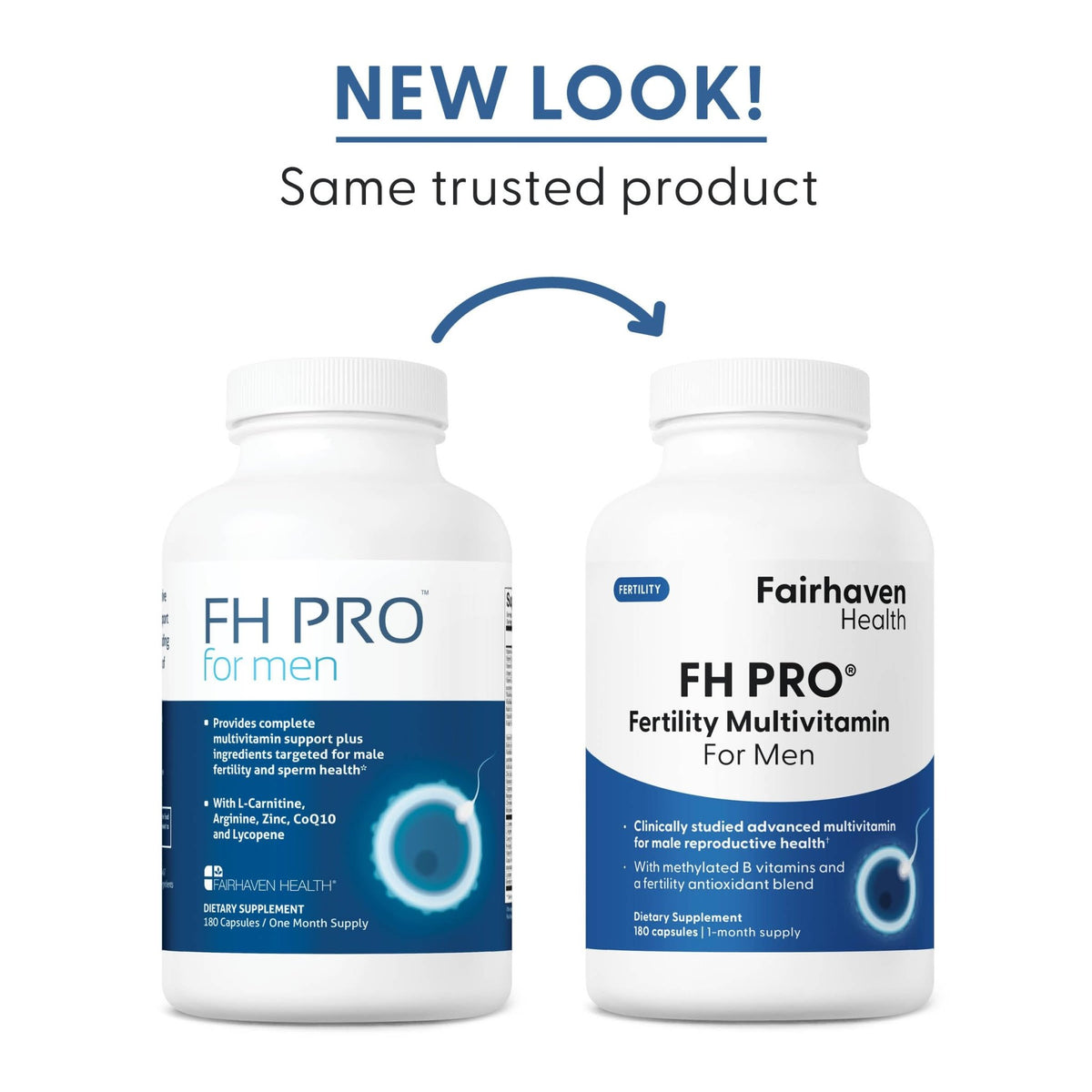 Fairhaven Health FH PRO Fertility Multivitamin for Men, 180 Capsules - Vixen Adult Playroom